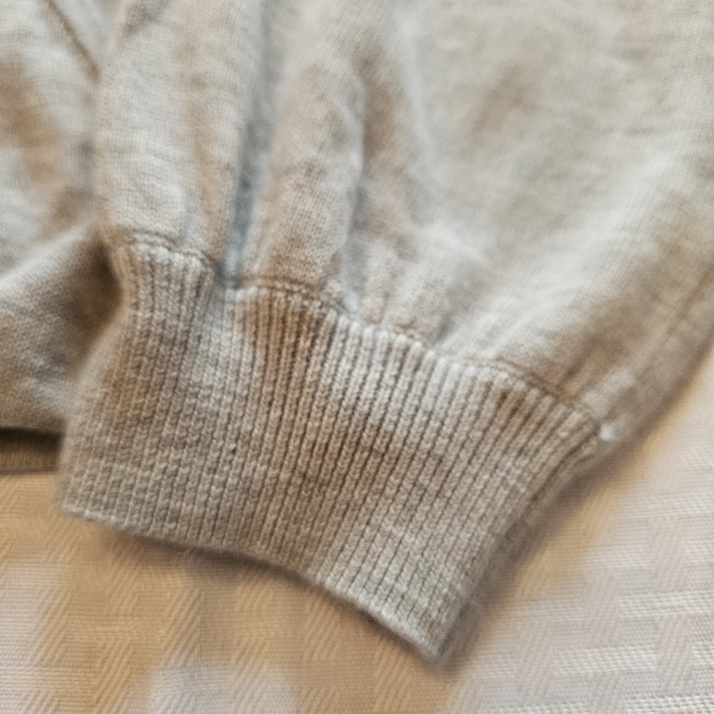Gray Wrap Sweater Womens S Soft Knit Cozy Faux Wrap Pullover Nwt — image 3 of 4